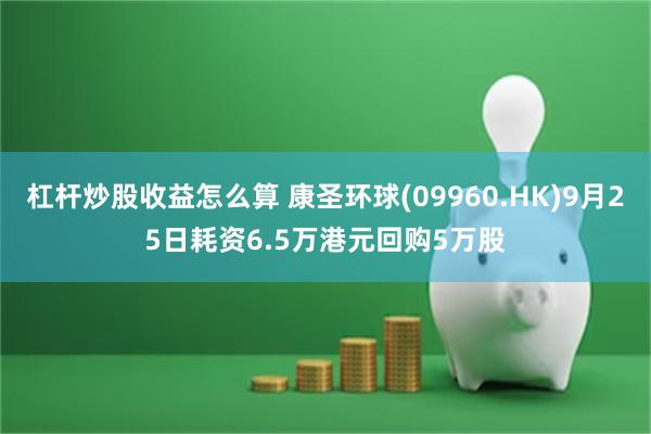 杠杆炒股收益怎么算 康圣环球(09960.HK)9月25日耗